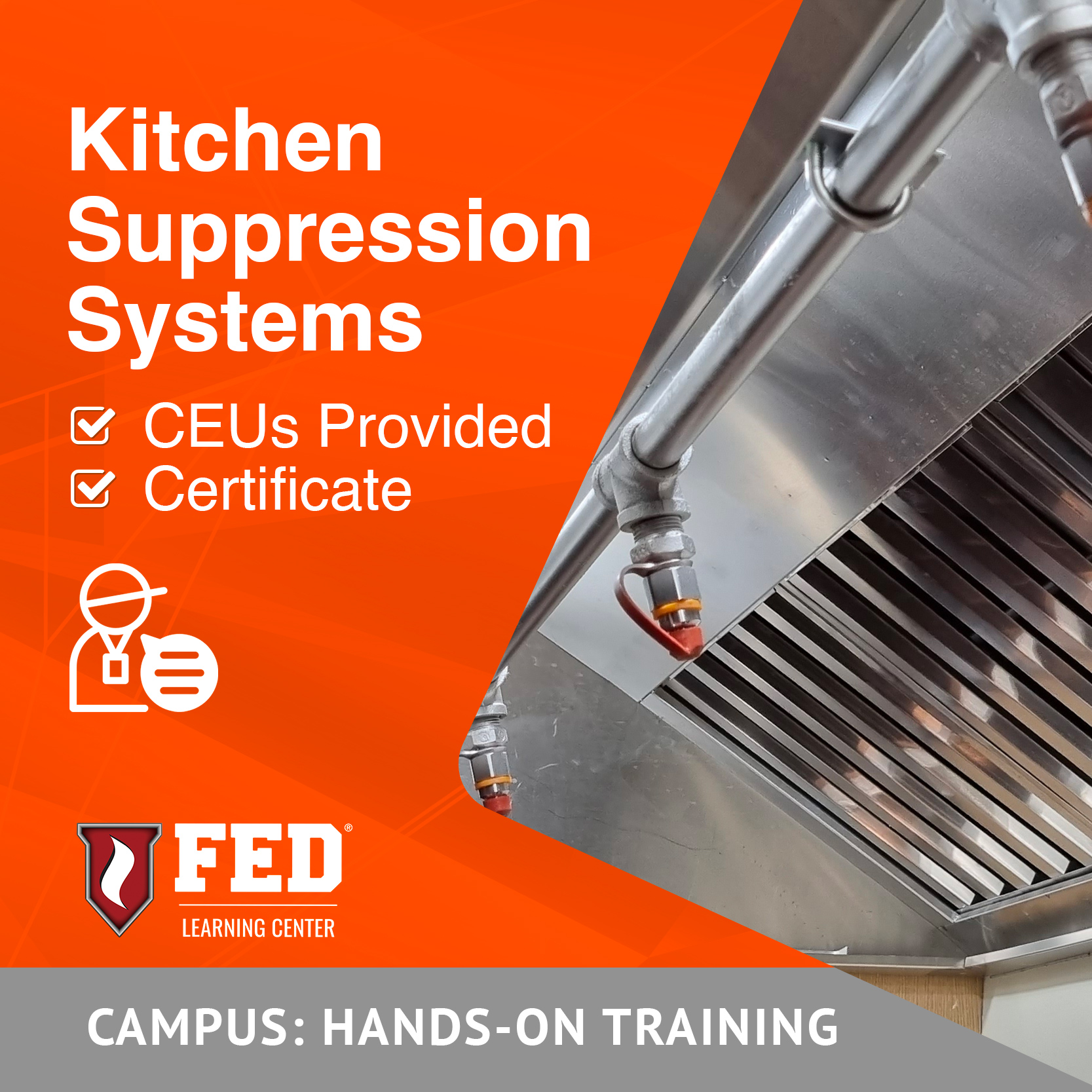 Kitchen Suppression Systems | HOT | 2 Day