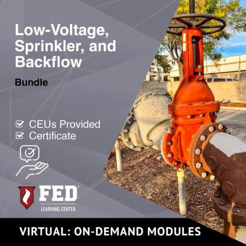 Fire and Life Safety Education for Beginners (Low Voltage, Sprinkler, and Backflow) Bundle | ODM