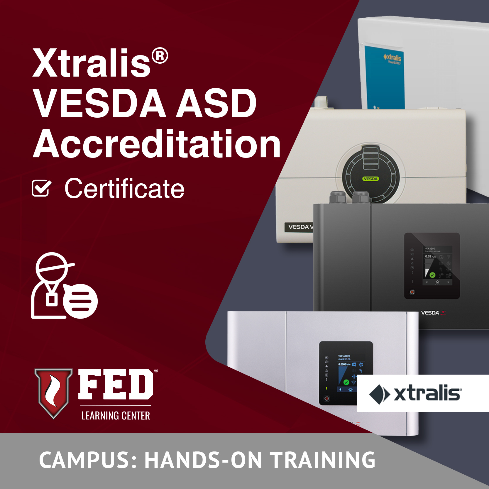Xtralis VESDA & ASPIRE (CLASSROOM) Instructor-Led Training | HOT | 2 Day